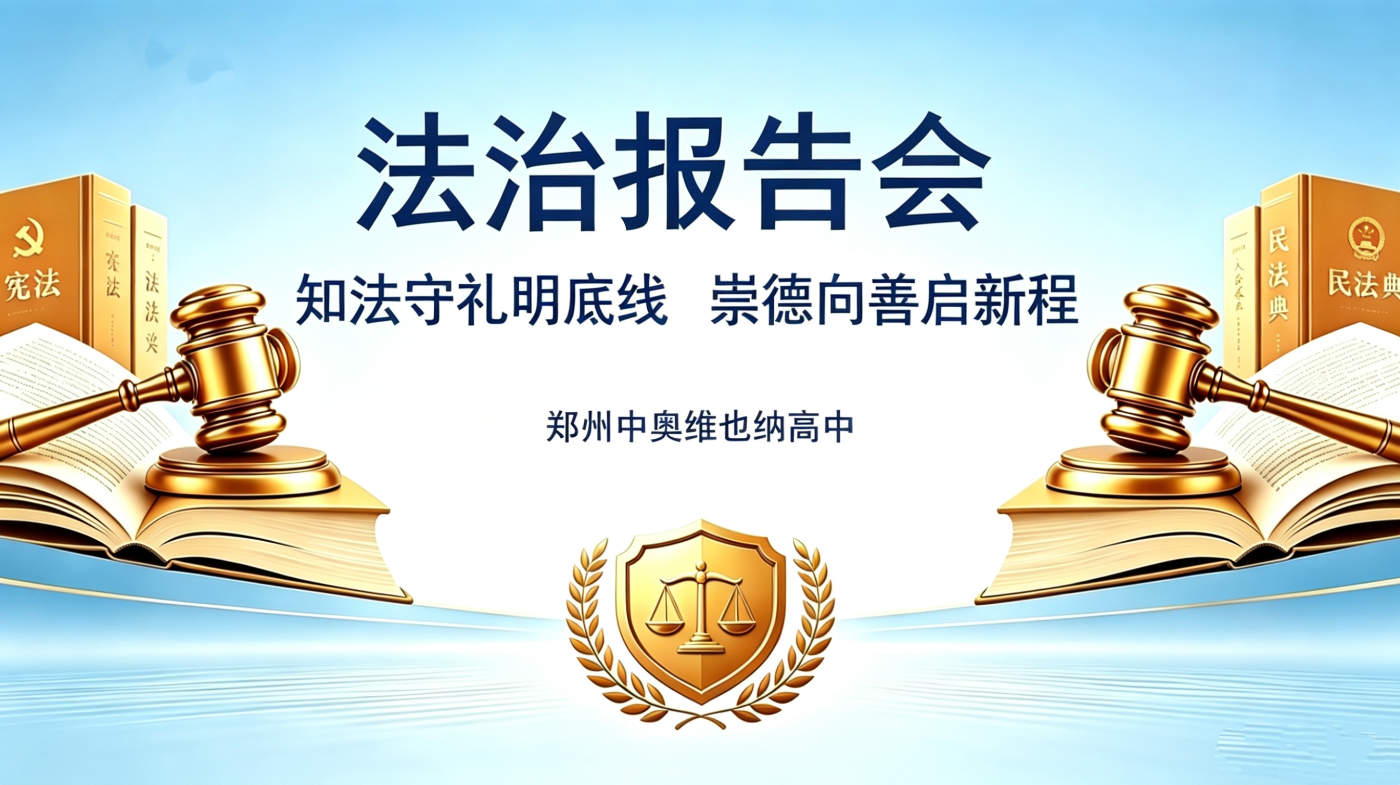 法润青春 护航成长——记郑州中奥维也纳高中法治教育报